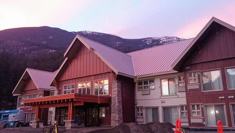 Mountain Hotel Insulation Project Seton Portage BC